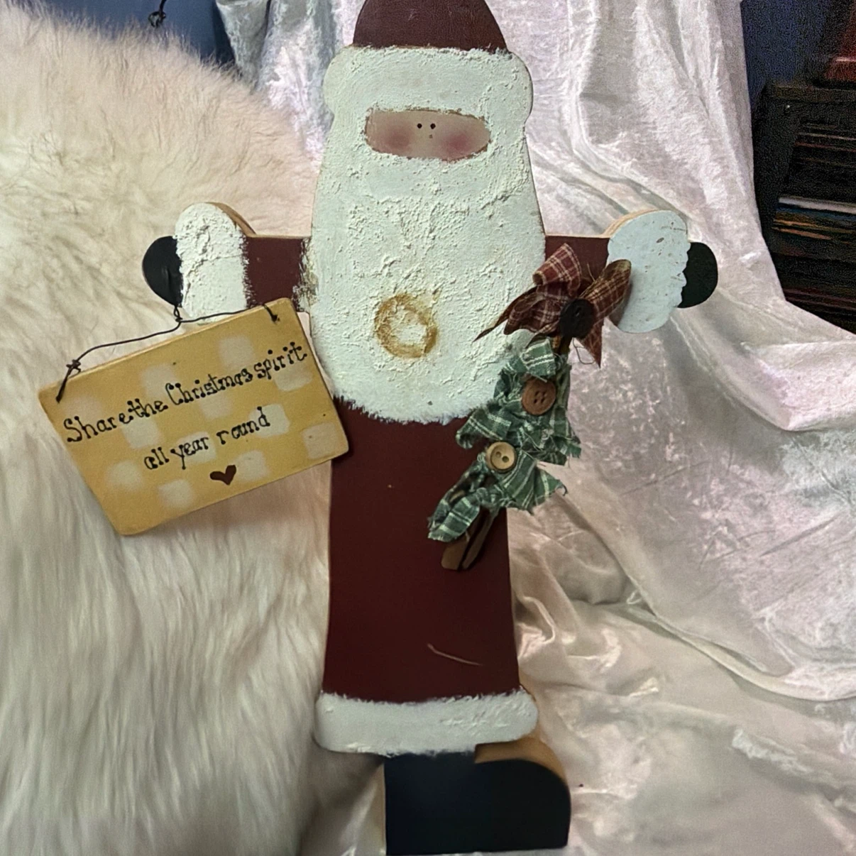 Christmas handmade wooden figures - photo 2