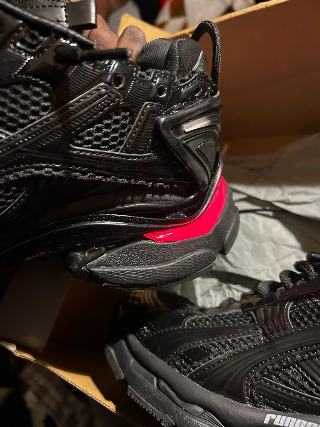 Balenciaga Runner Sneakers Led Black - photo 2