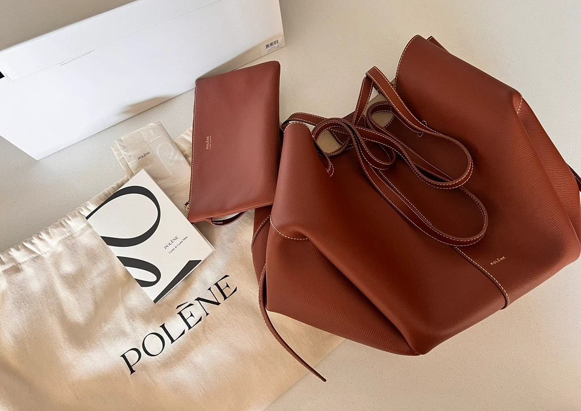 NWT - Polene Cyme - Cognac