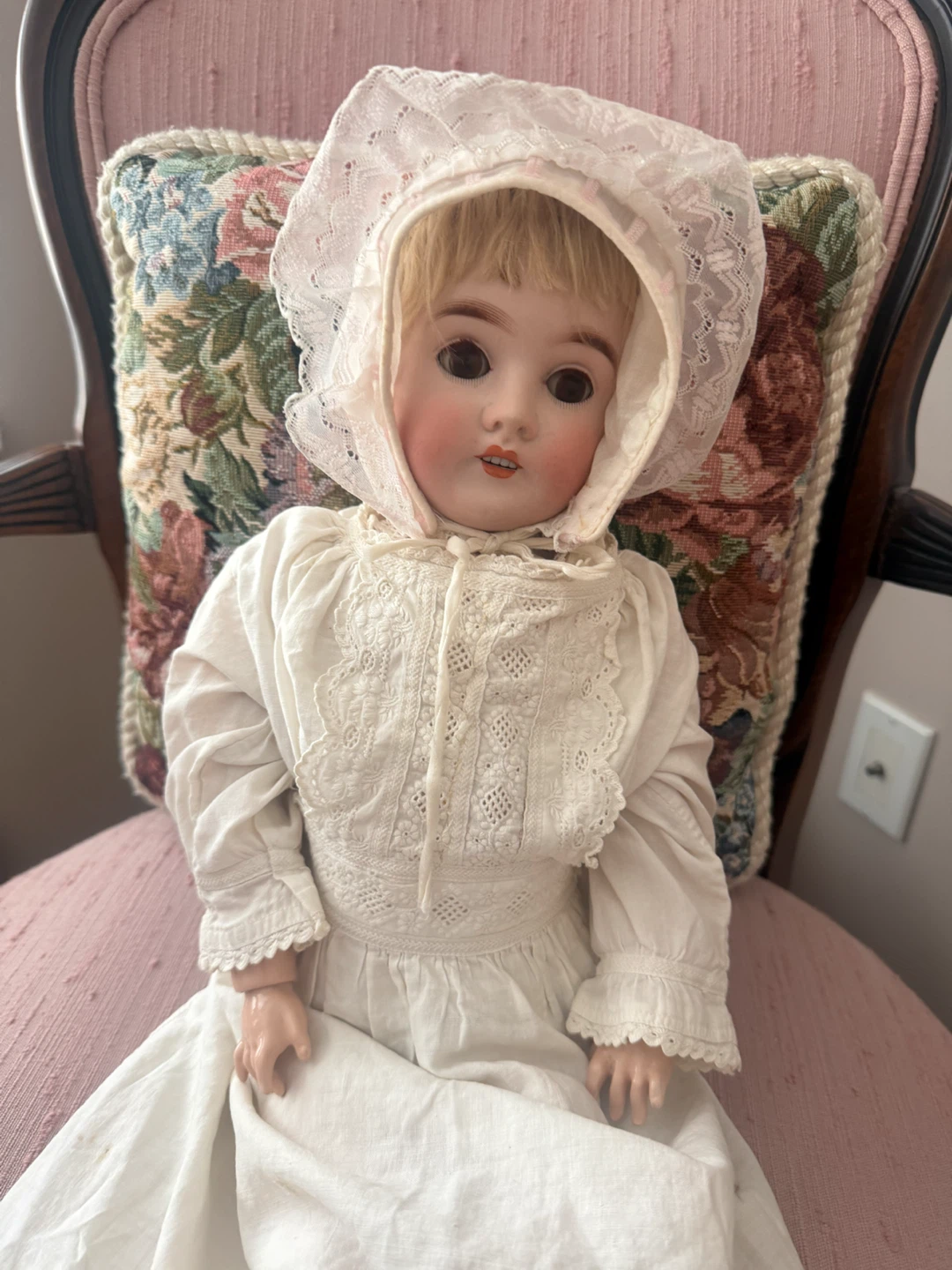 Antique German Bisque Doll - photo 3