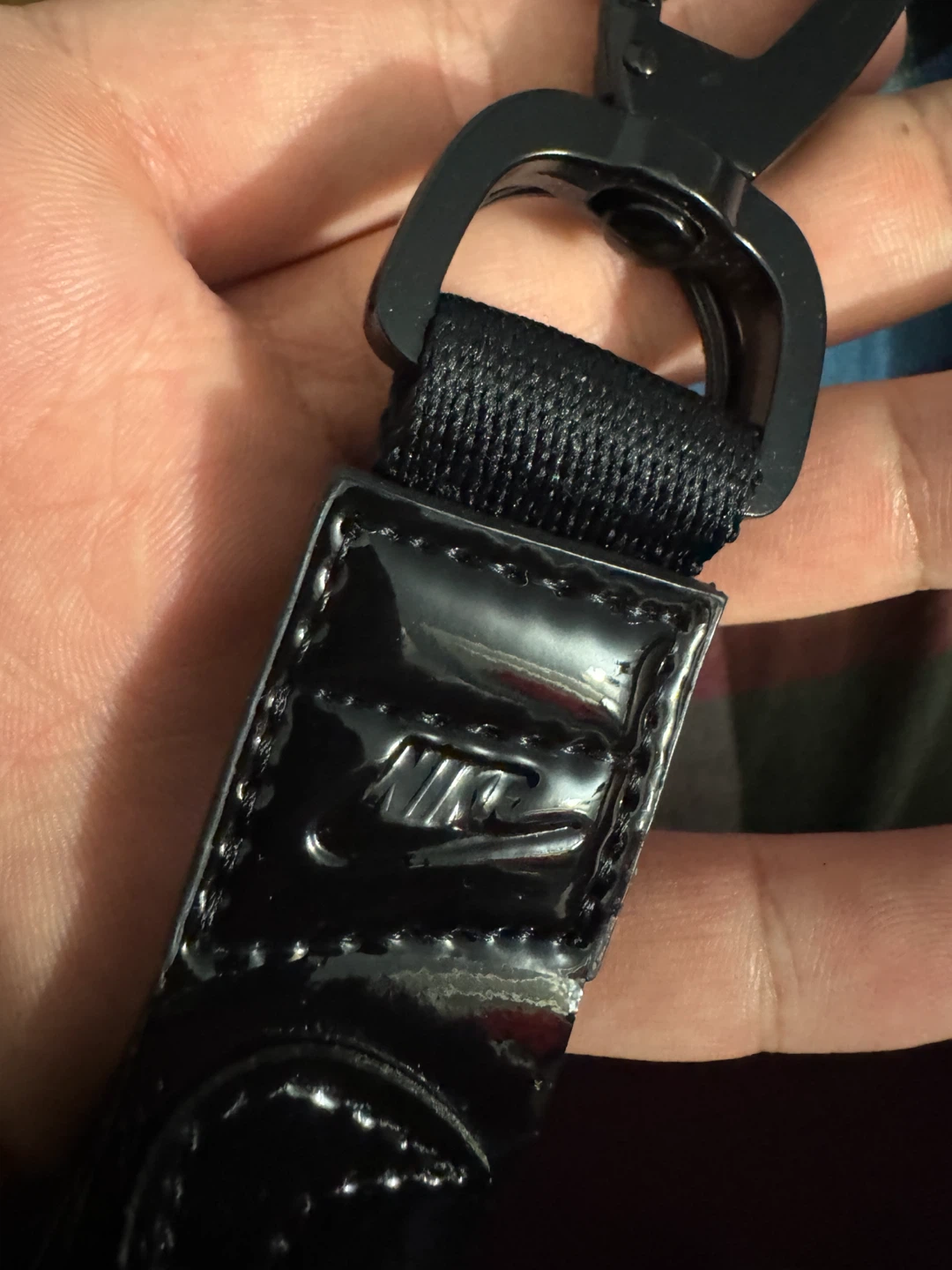 Nike Black Lanyard Keychain - photo 2