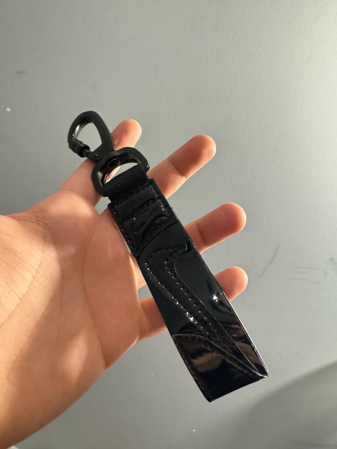 Nike Black Lanyard Keychain - photo 3