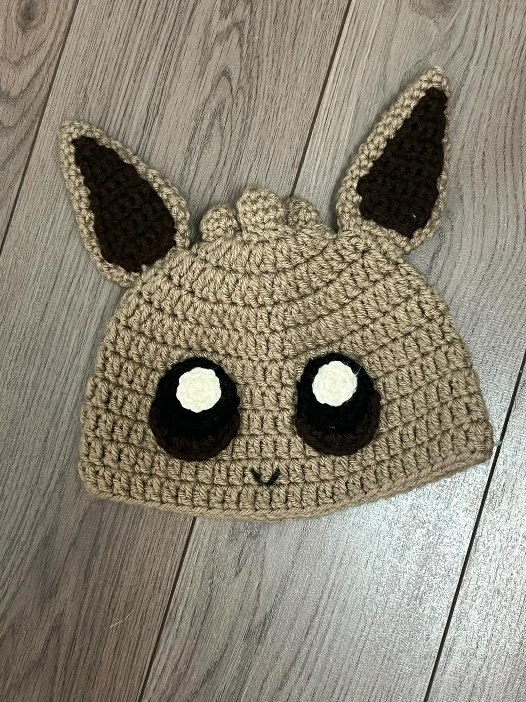 Handmade Eevee Crochet Hat