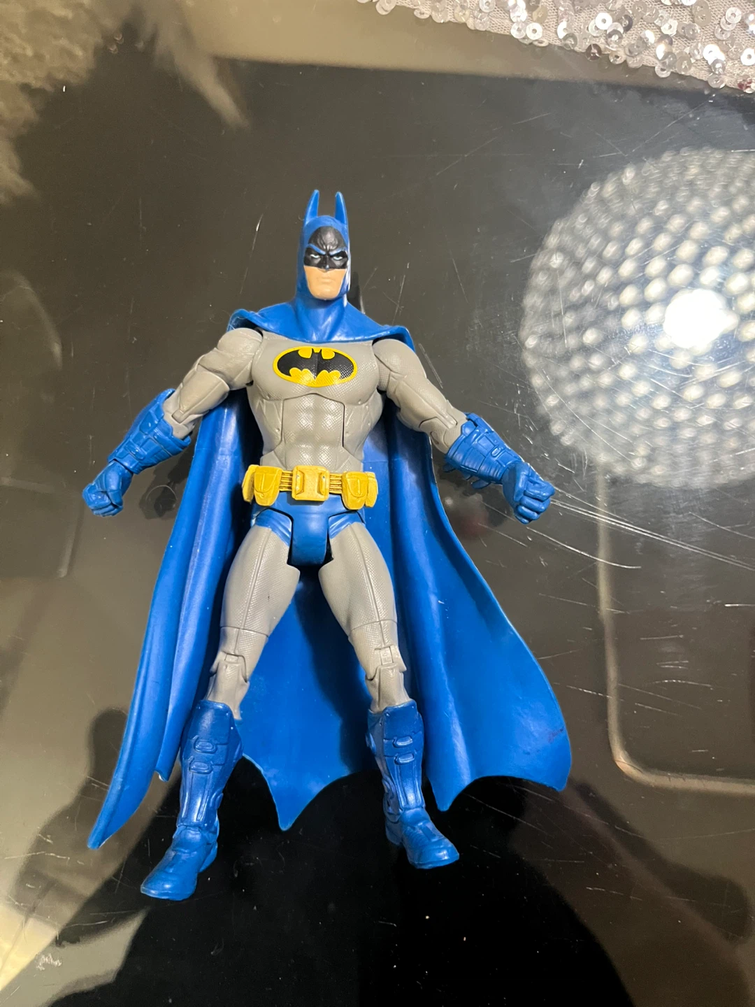 Batman Action Figure Blue and Grey Arkham city