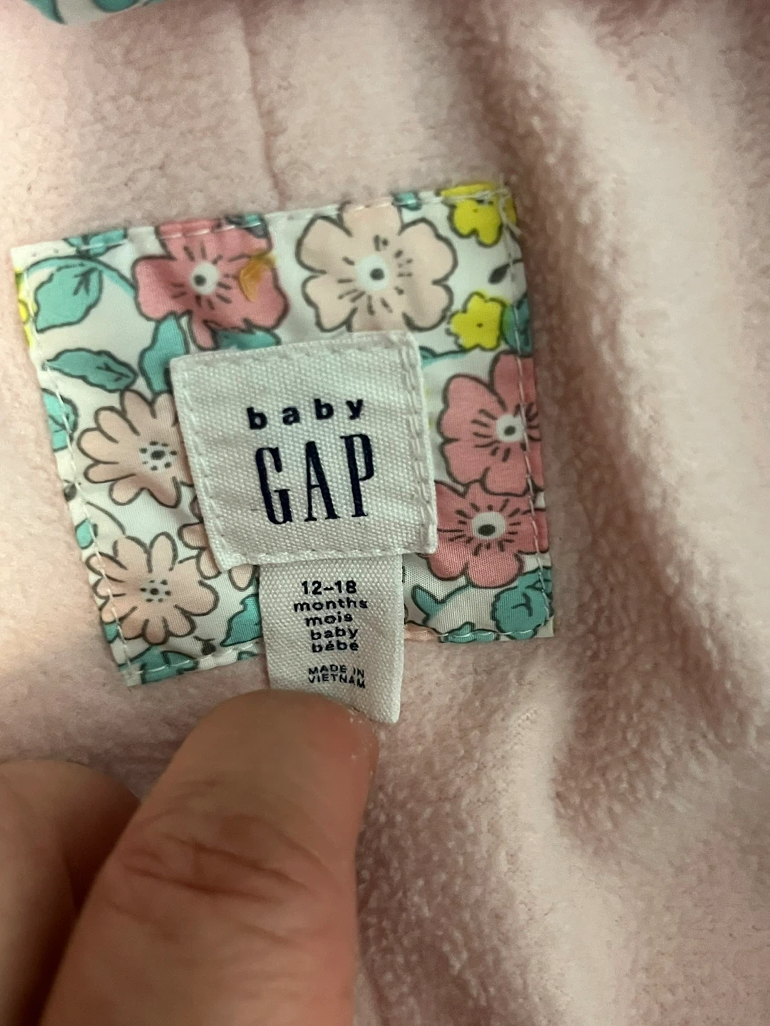 Baby Gap floral snowsuit - photo 2