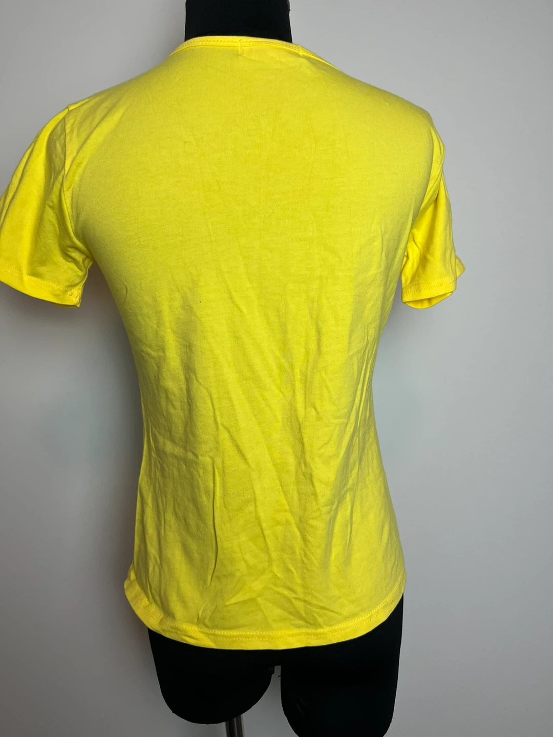 Bright Yellow 100% Angel Graphic T-Shirt - photo 2
