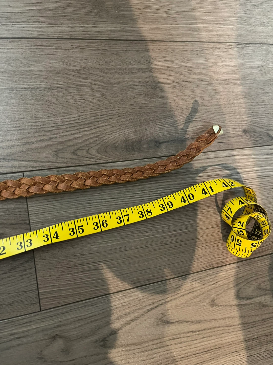Ralph Lauren Gold Braided Leather Belt - photo 4