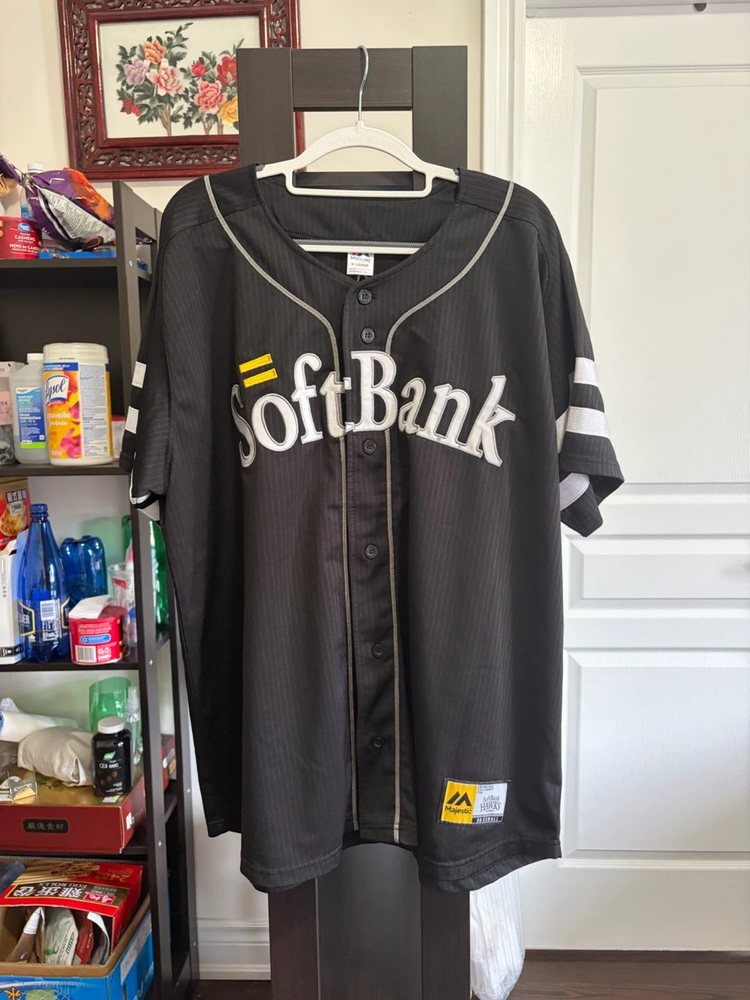 Majestic Jersey Team Fukuoka SoftBank Hawks XL