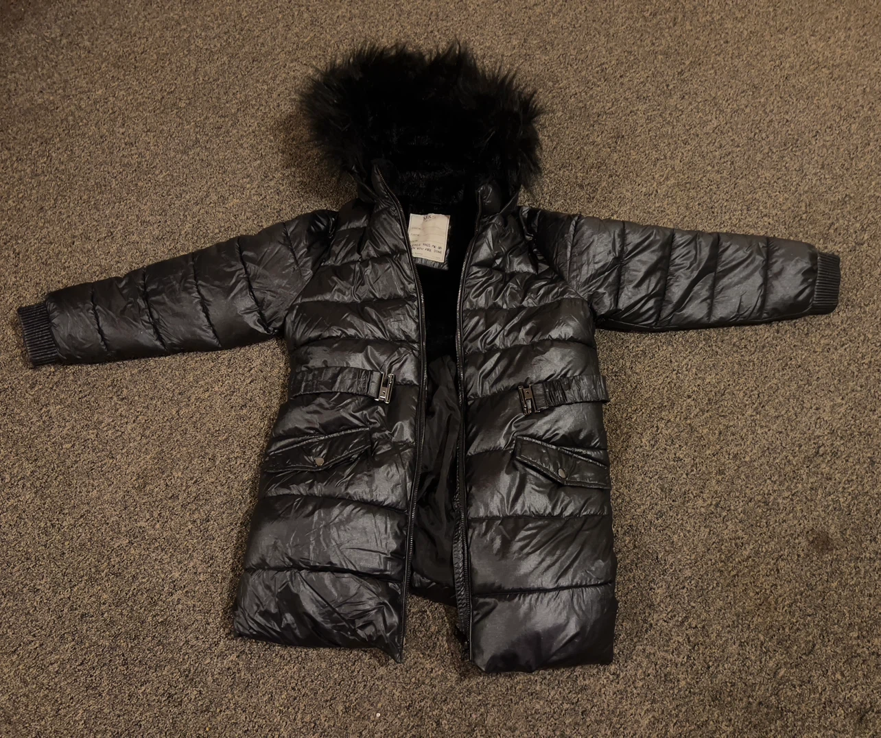 M&S Black Puffer Jacket