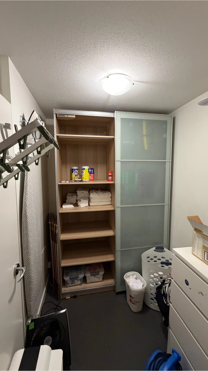 IKEA PAX Sliding Door Wardrobe with Frosted Glass