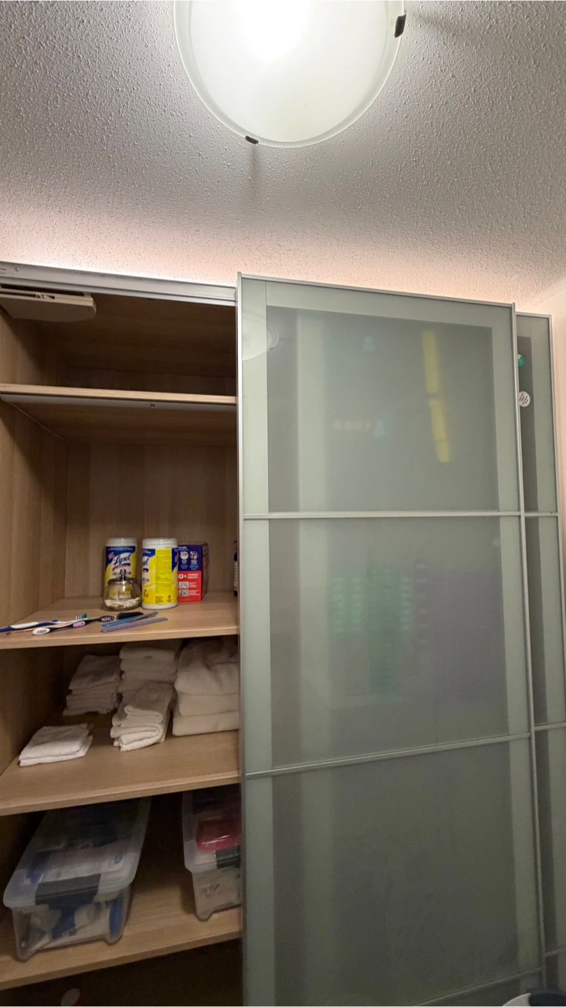 IKEA PAX Sliding Door Wardrobe with Frosted Glass - photo 2