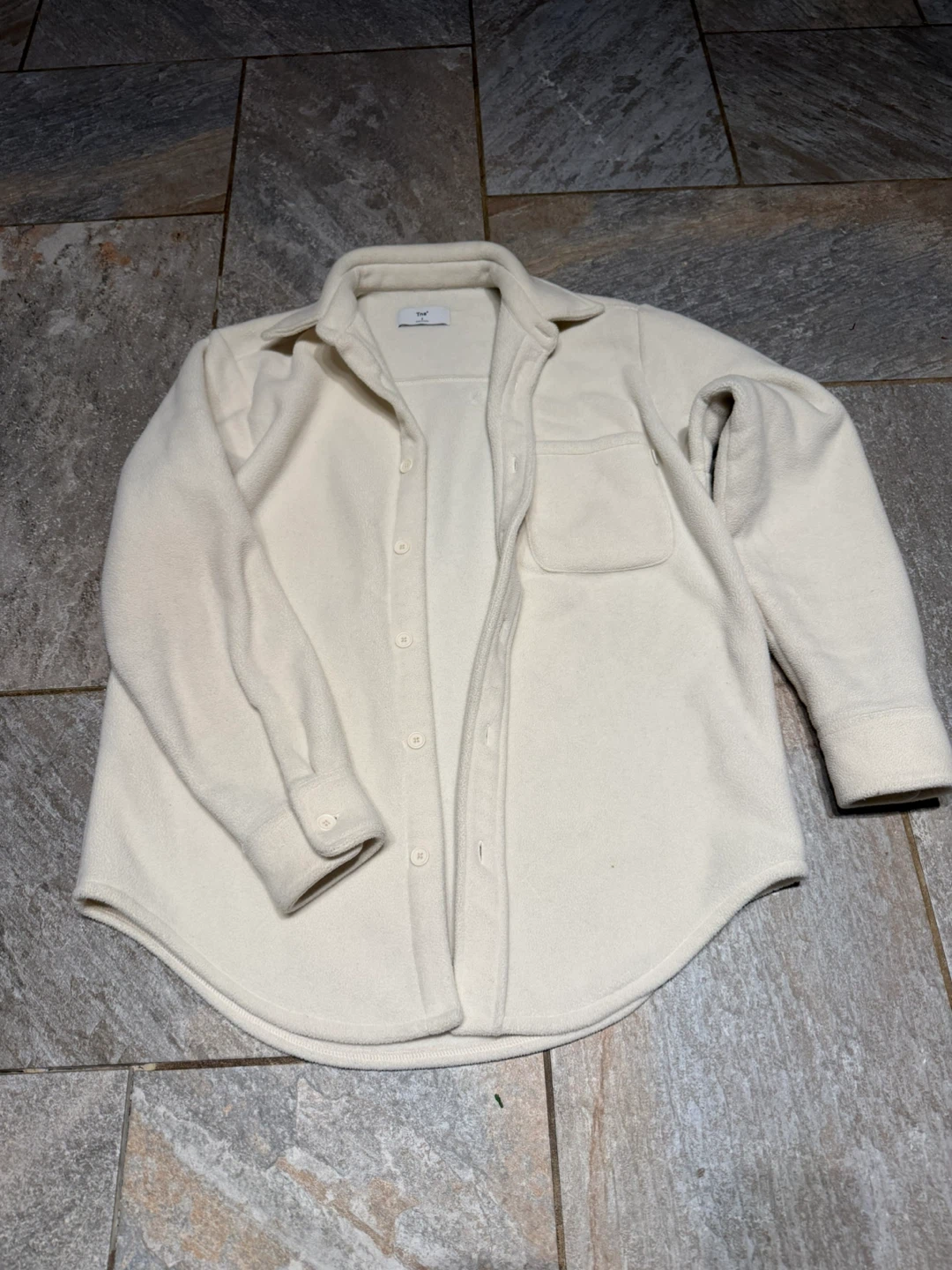 Tna Cream Fleece Shirt Jacket