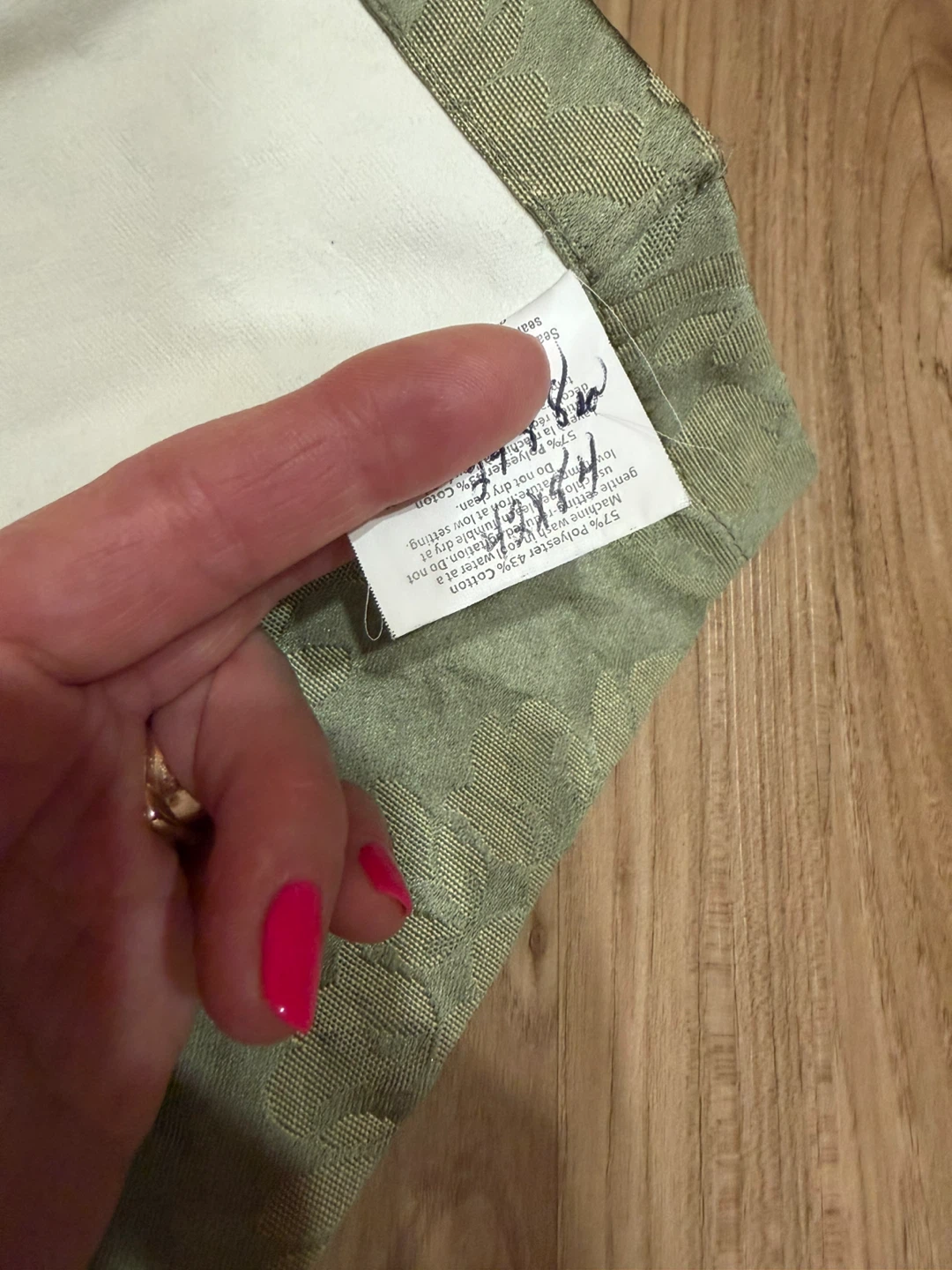 Sage Green Damask Curtains - photo 3