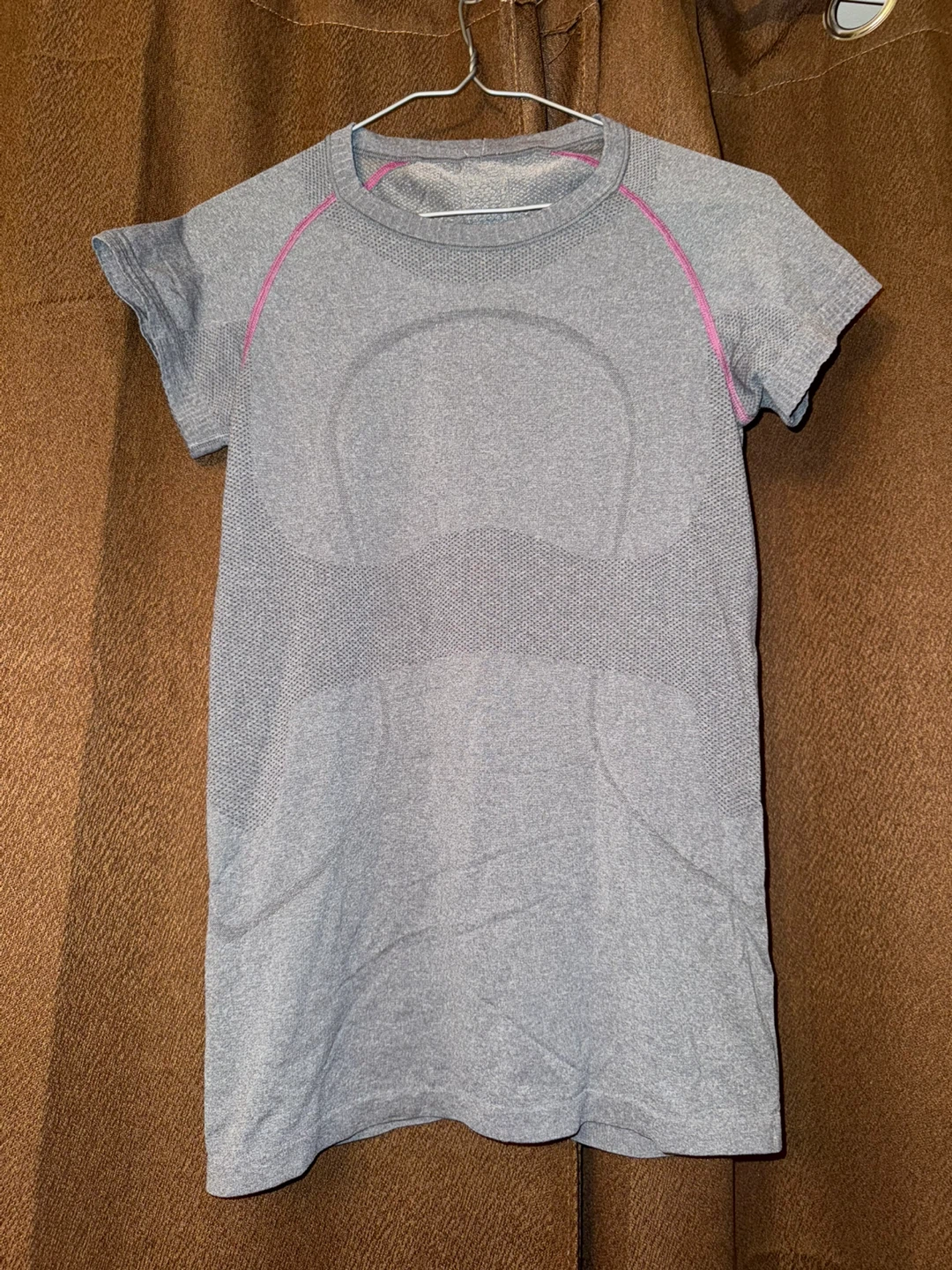 Lululemon Women's Short Sleeve Grey Shirt