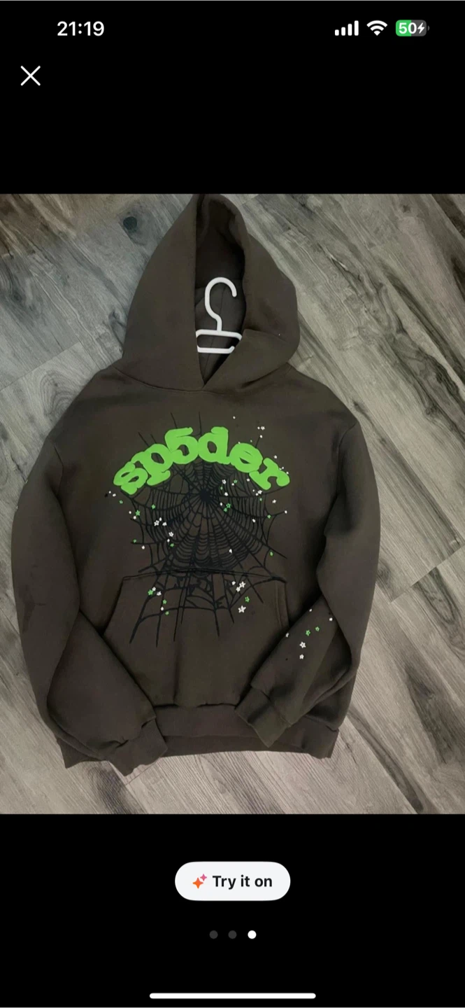 SP5DER Hoodie Brown - photo 3