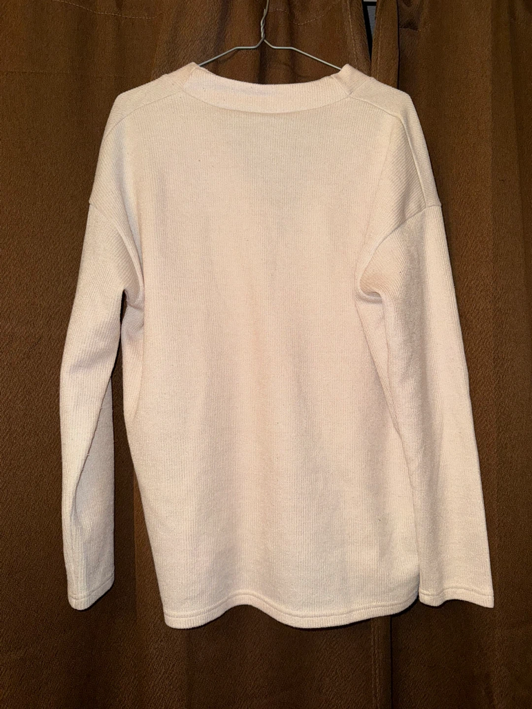 SHEIN Cream Button-Up Cardigan - photo 2