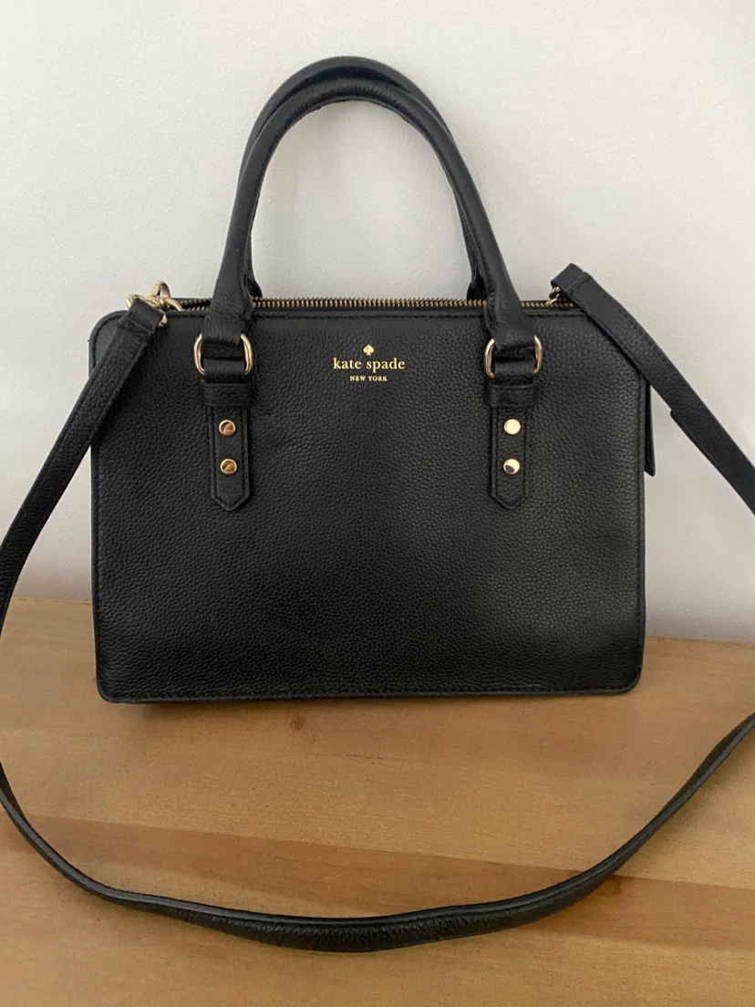 Kate Spade Leather Black Handbag new condition