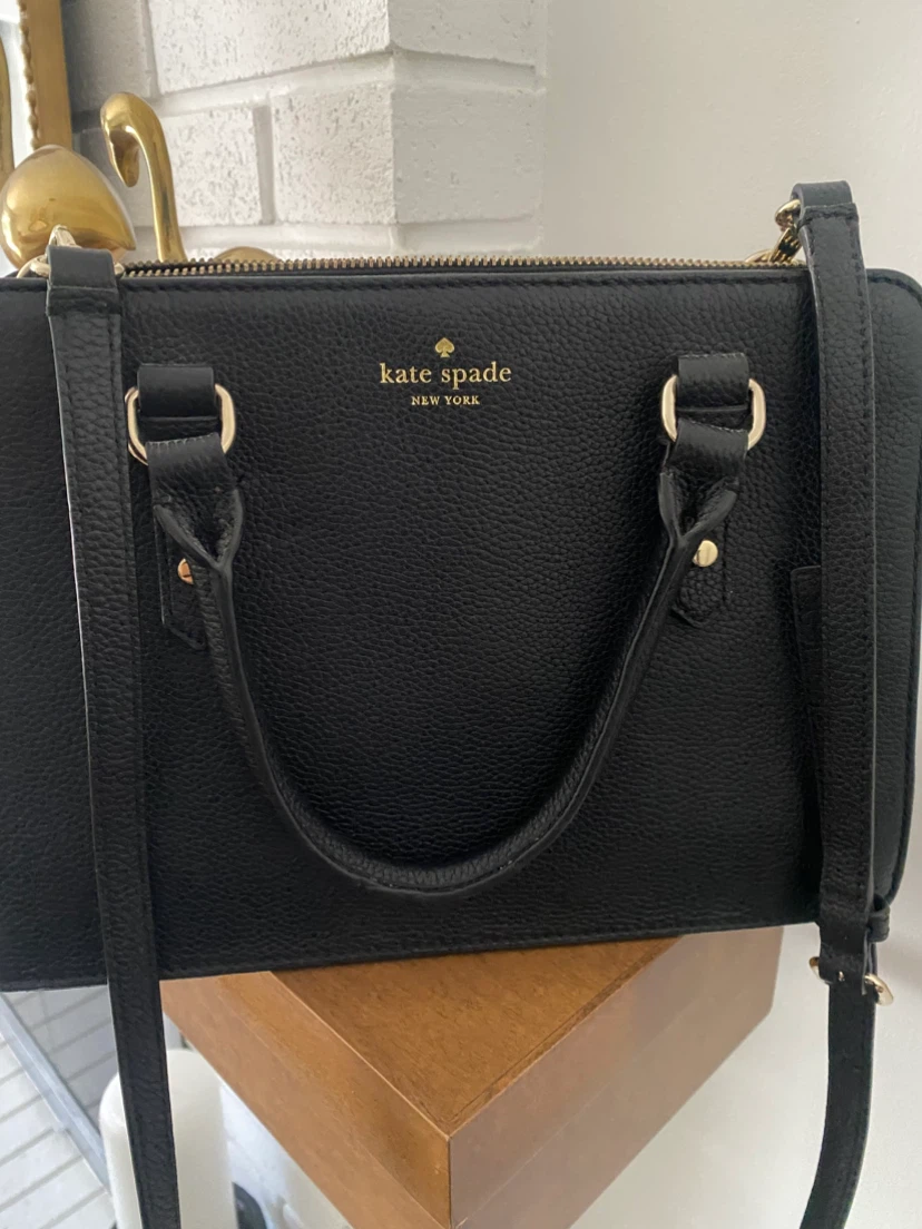 Kate Spade Leather Black Handbag new condition - photo 4