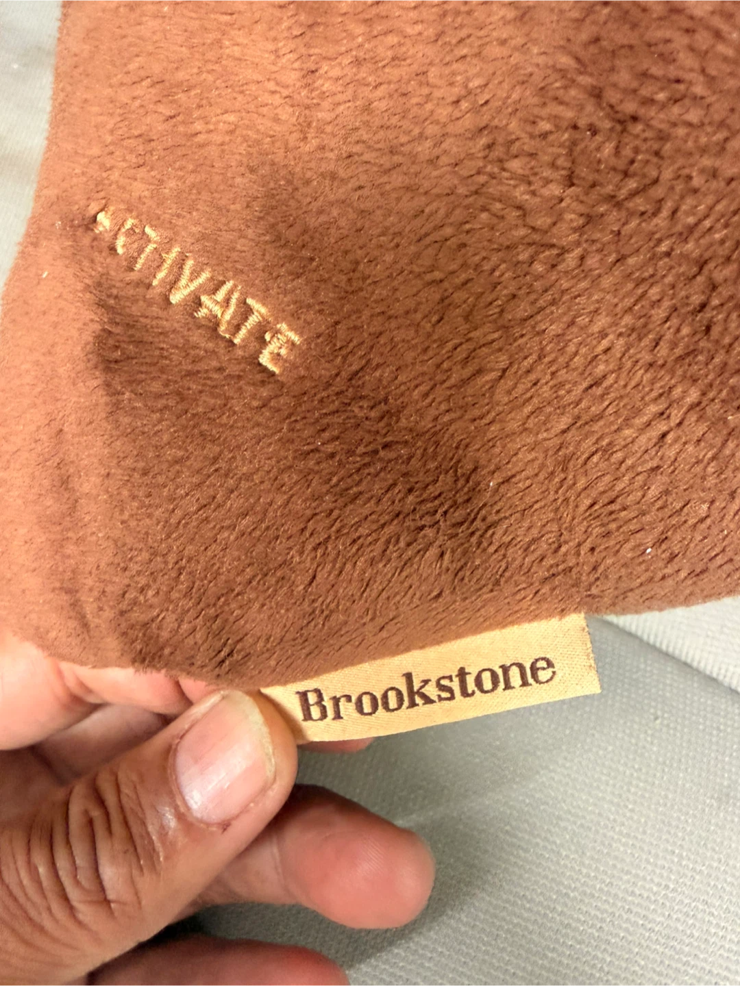 Brookstone Remote Control Plush Pillow - photo 3