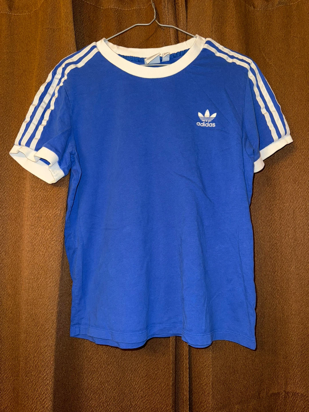 Blue Adidas Trefoil T-Shirt