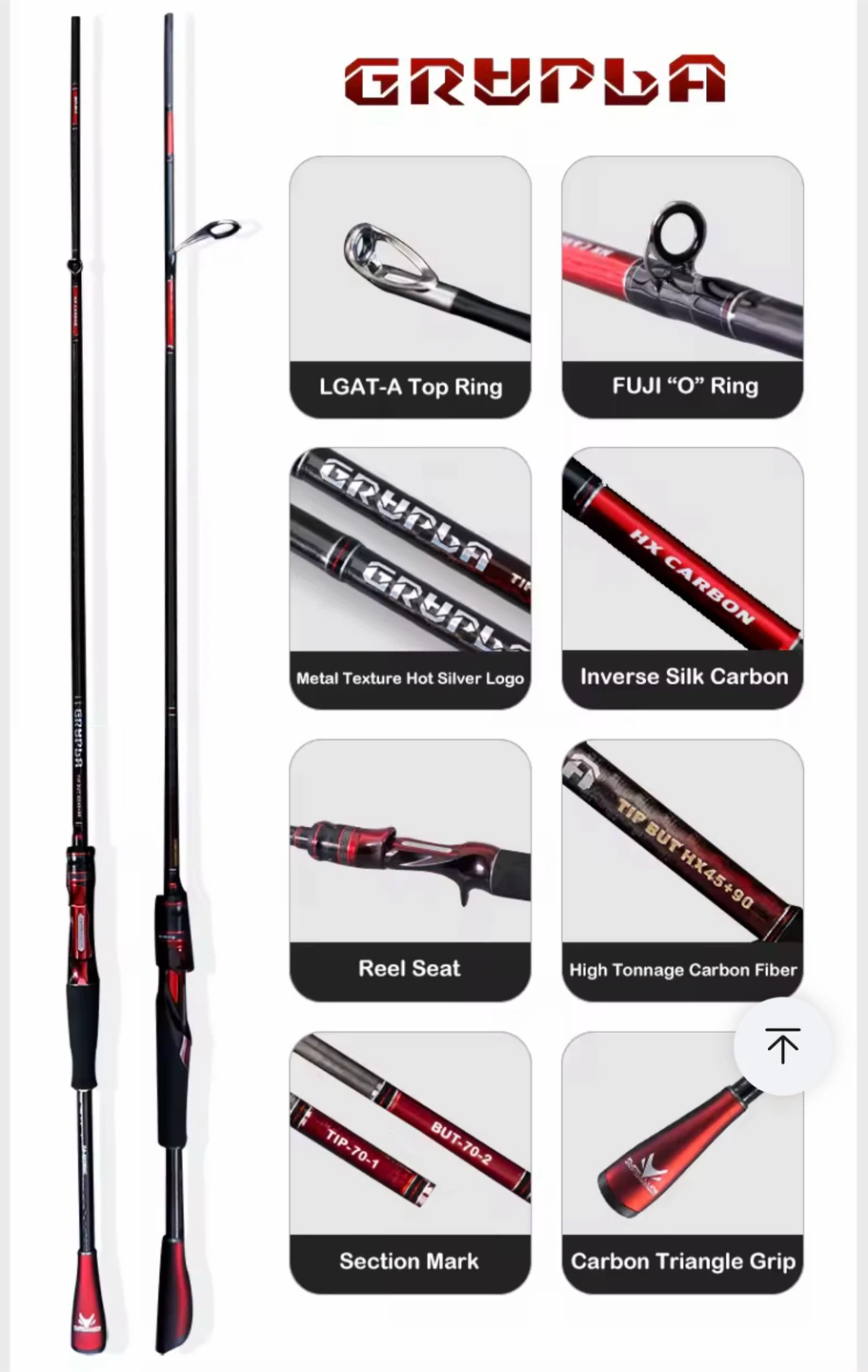 Pure Lure Casting Rod GA-C832MHF - photo 3