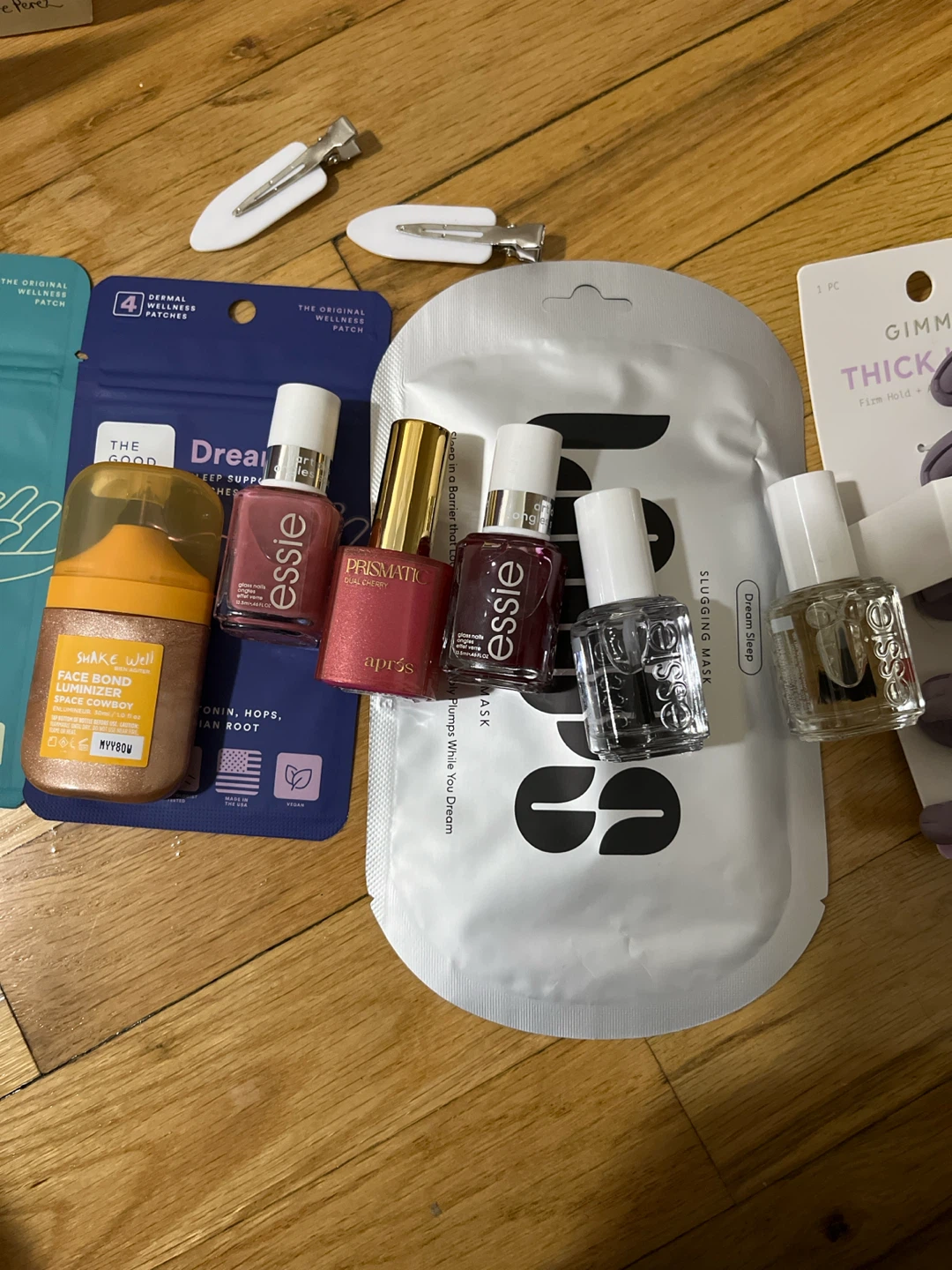 Assorted Skincare, Hair Accessories, and Nail Polish Bundle - photo 2