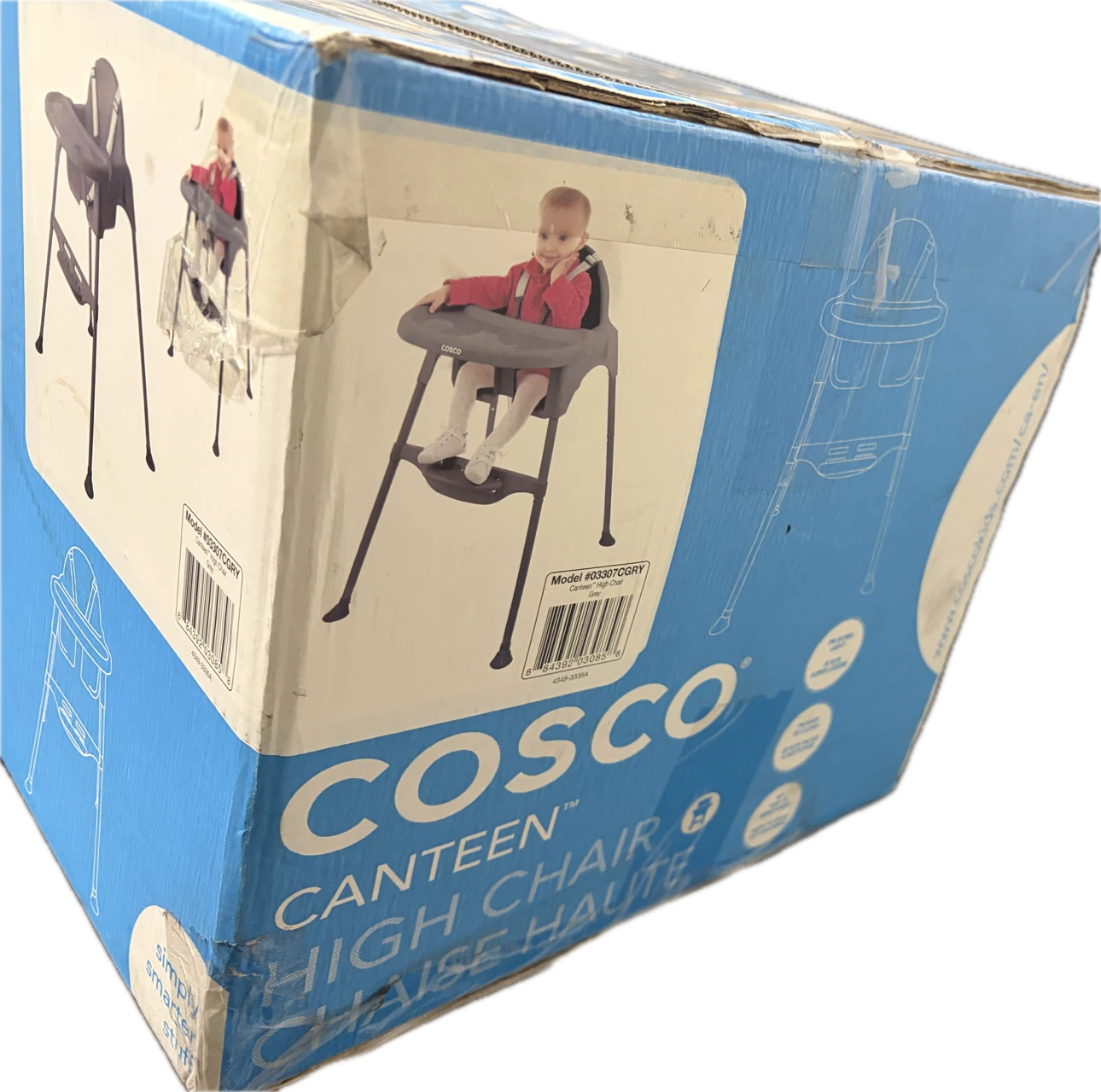 Cosco Canteen High Chair - Grey