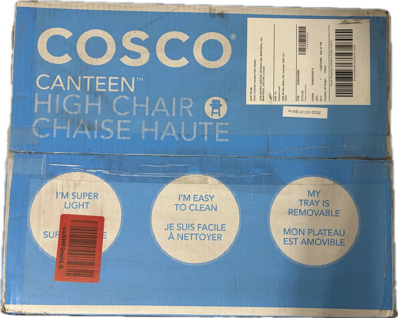 Cosco Canteen High Chair - Grey - photo 3