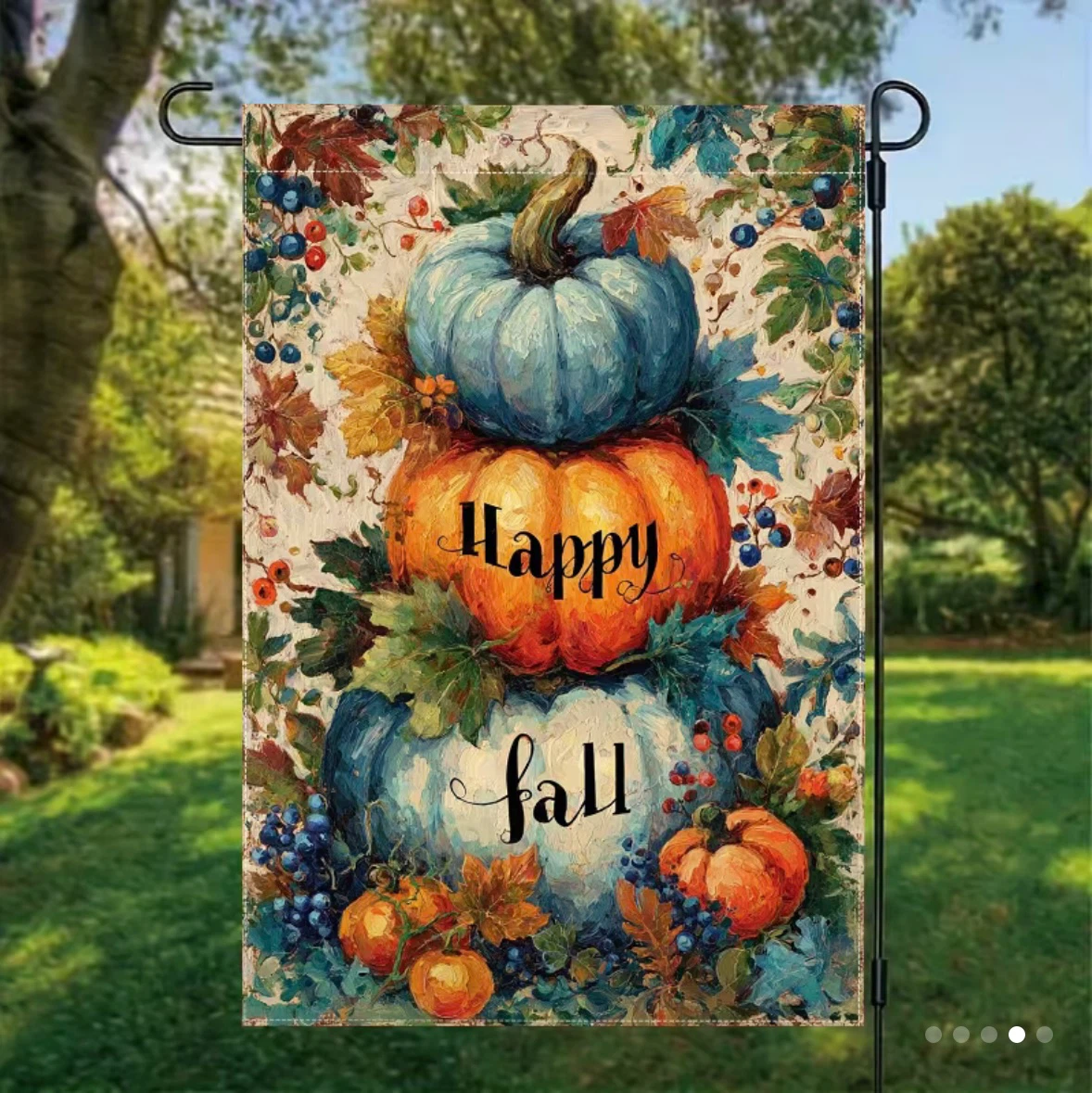 Happy Fall Decorative Garden Flag