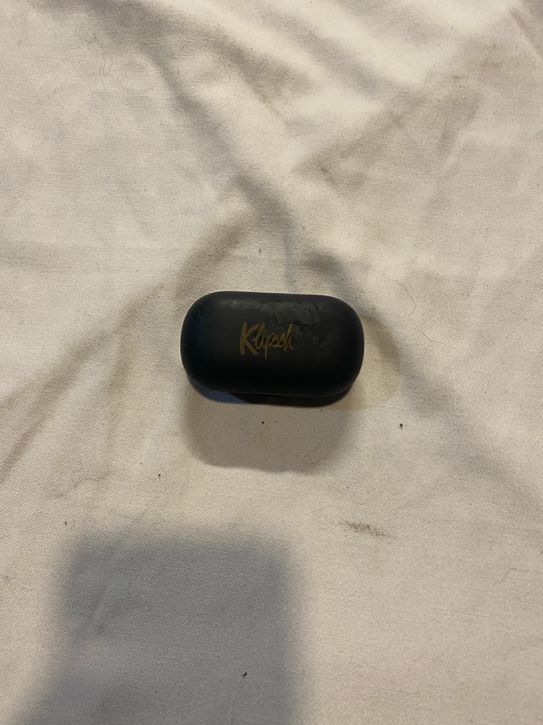Klipsch wireless earbuds with charging case