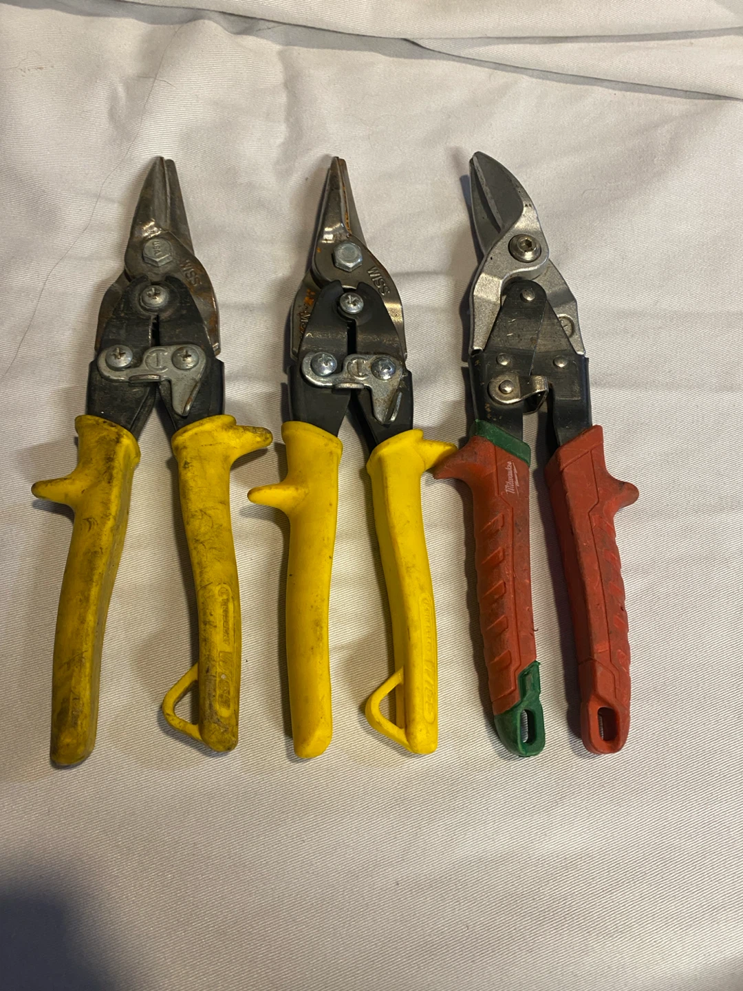 Wiss and Milwaukee Aviation Snips Set