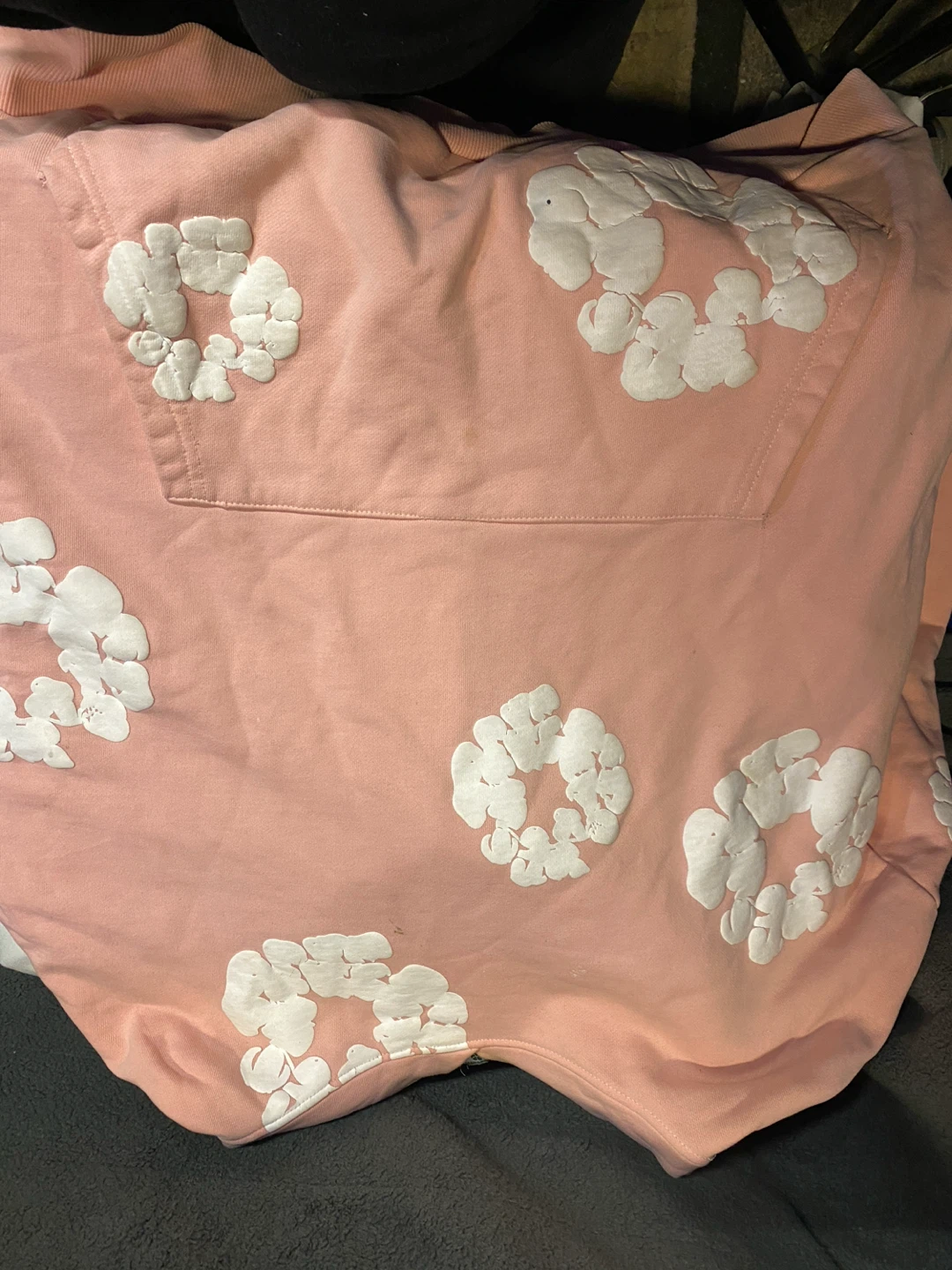 pink denim tears size large