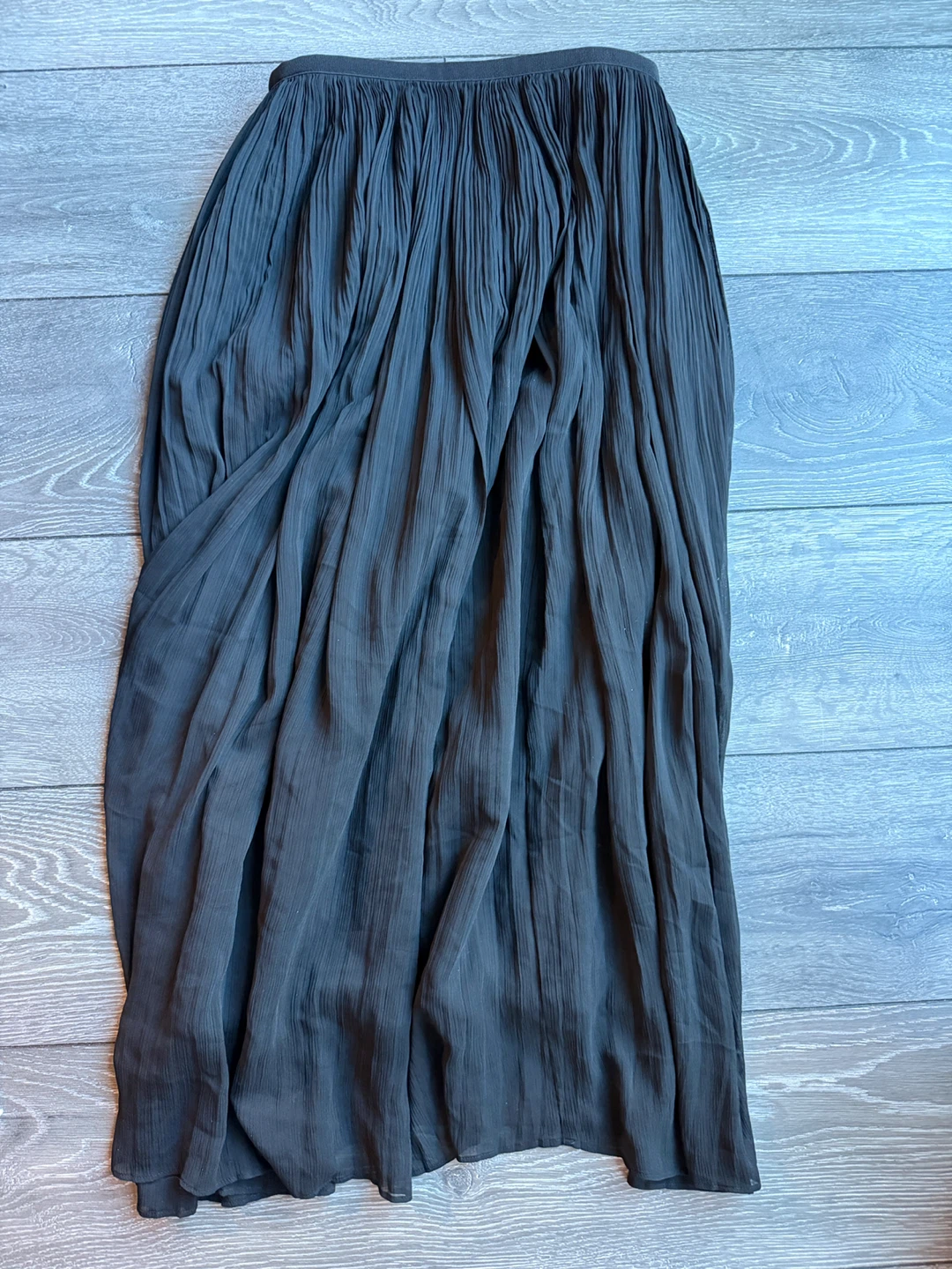 Uniqlo Black Pleated Skirt -S - photo 2