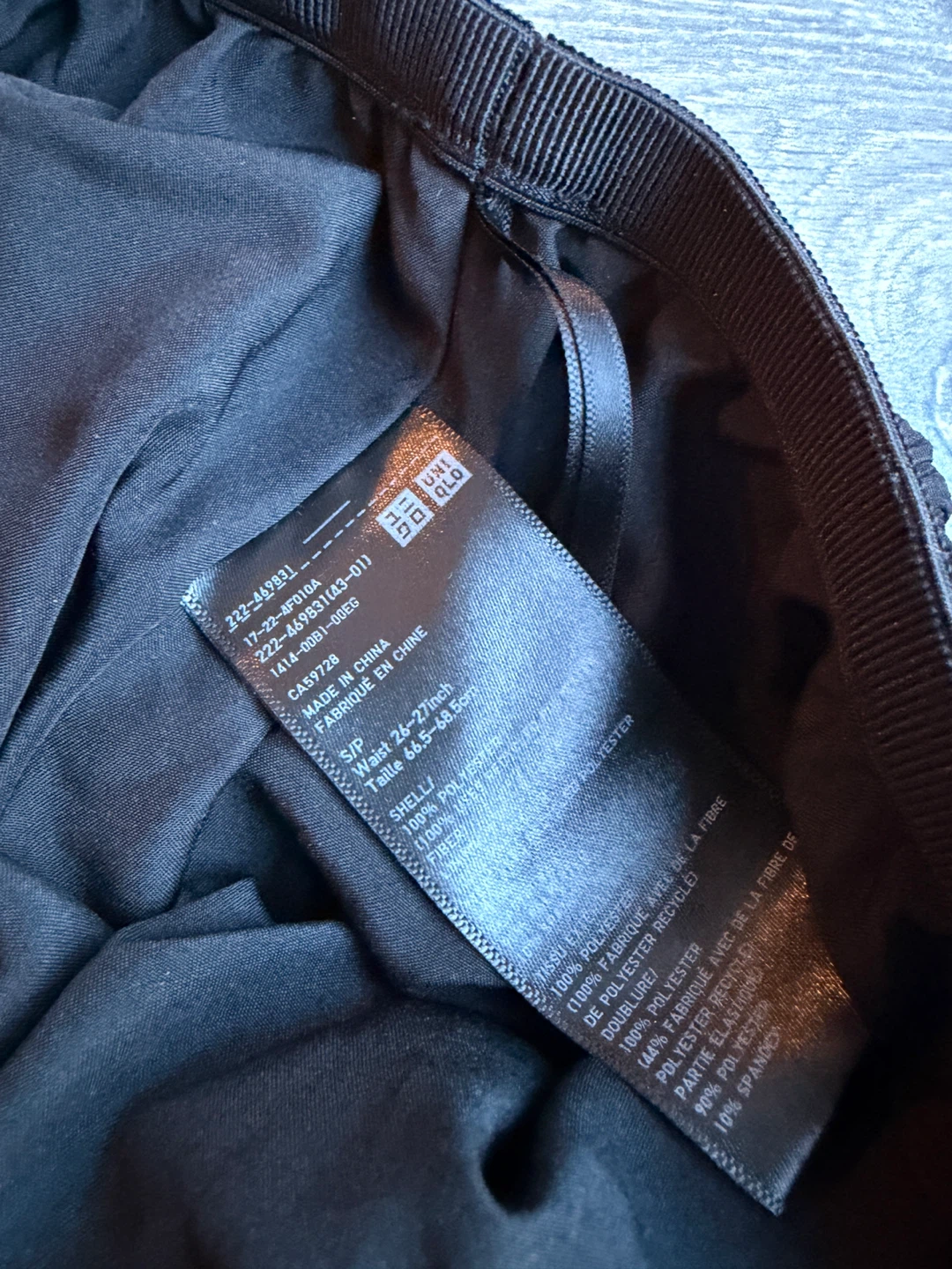 Uniqlo Black Pleated Skirt -S - photo 4