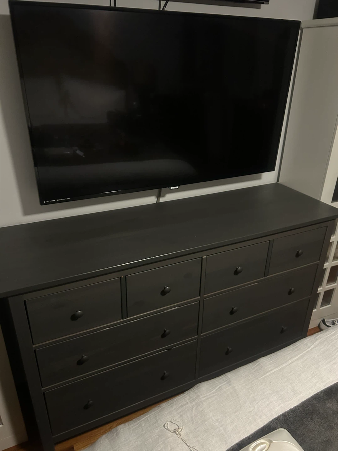IKEA Hemnes 8-Drawer Dresser Dark Gray - photo 4