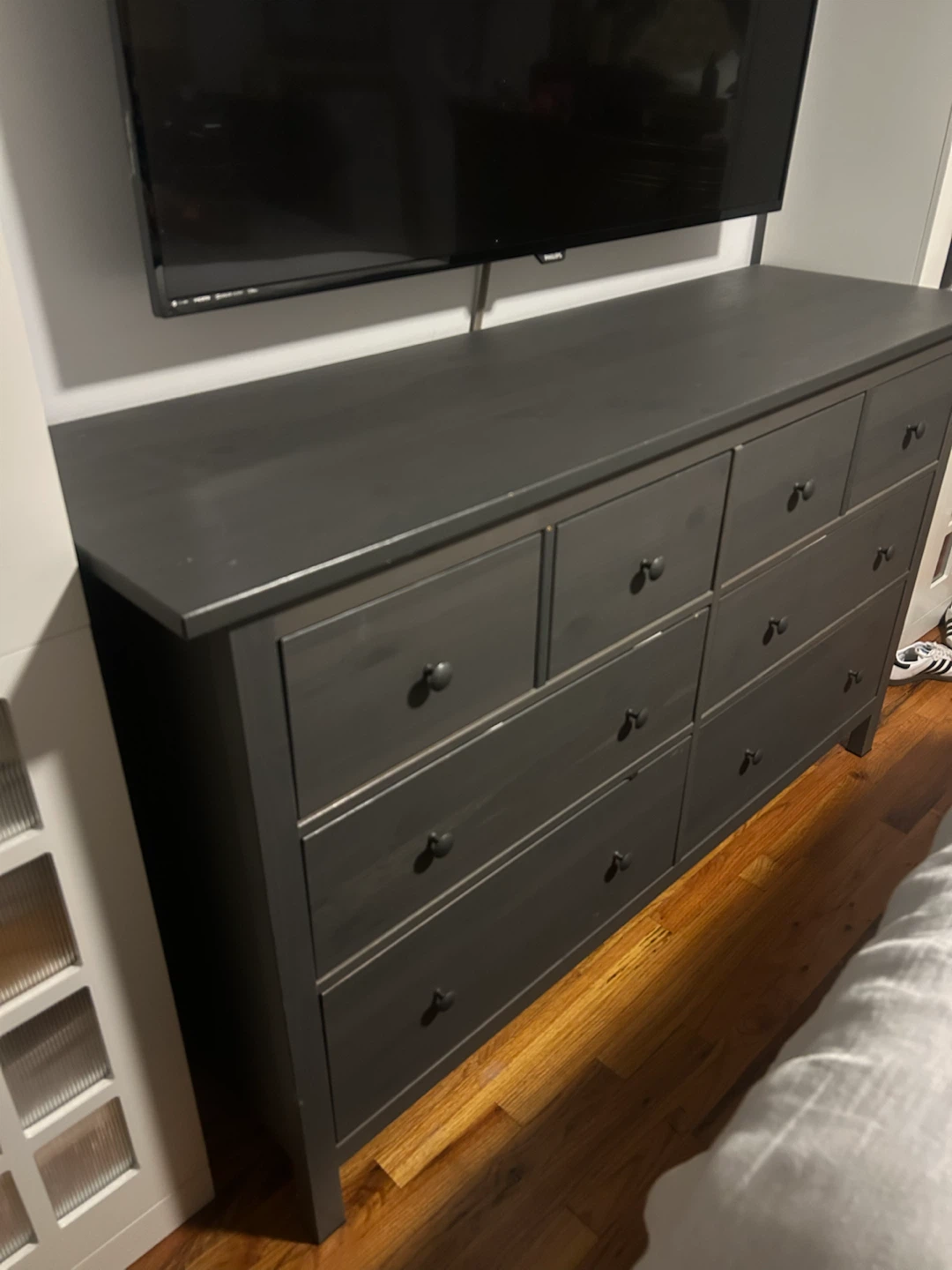 IKEA Hemnes 8-Drawer Dresser Dark Gray - photo 5