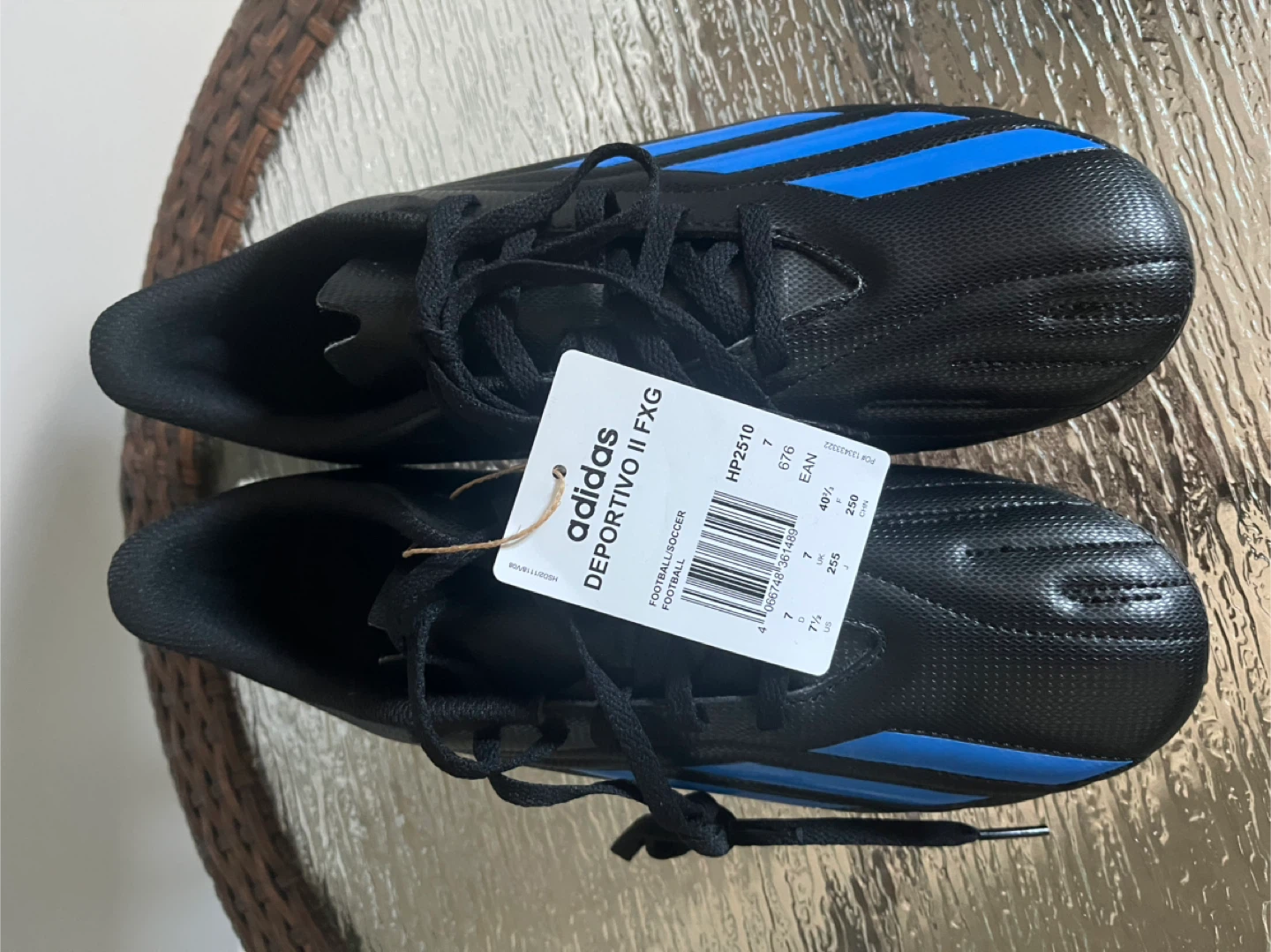 cleats New Adidas Deportivo II FXG Soccer Cleats Size 7 - photo 2