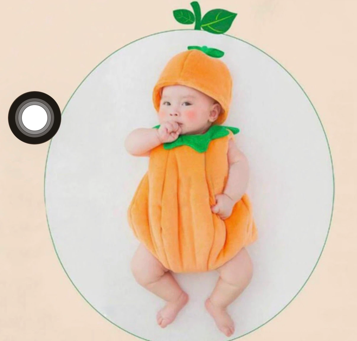 Halloween costume Baby Pumpkin Set