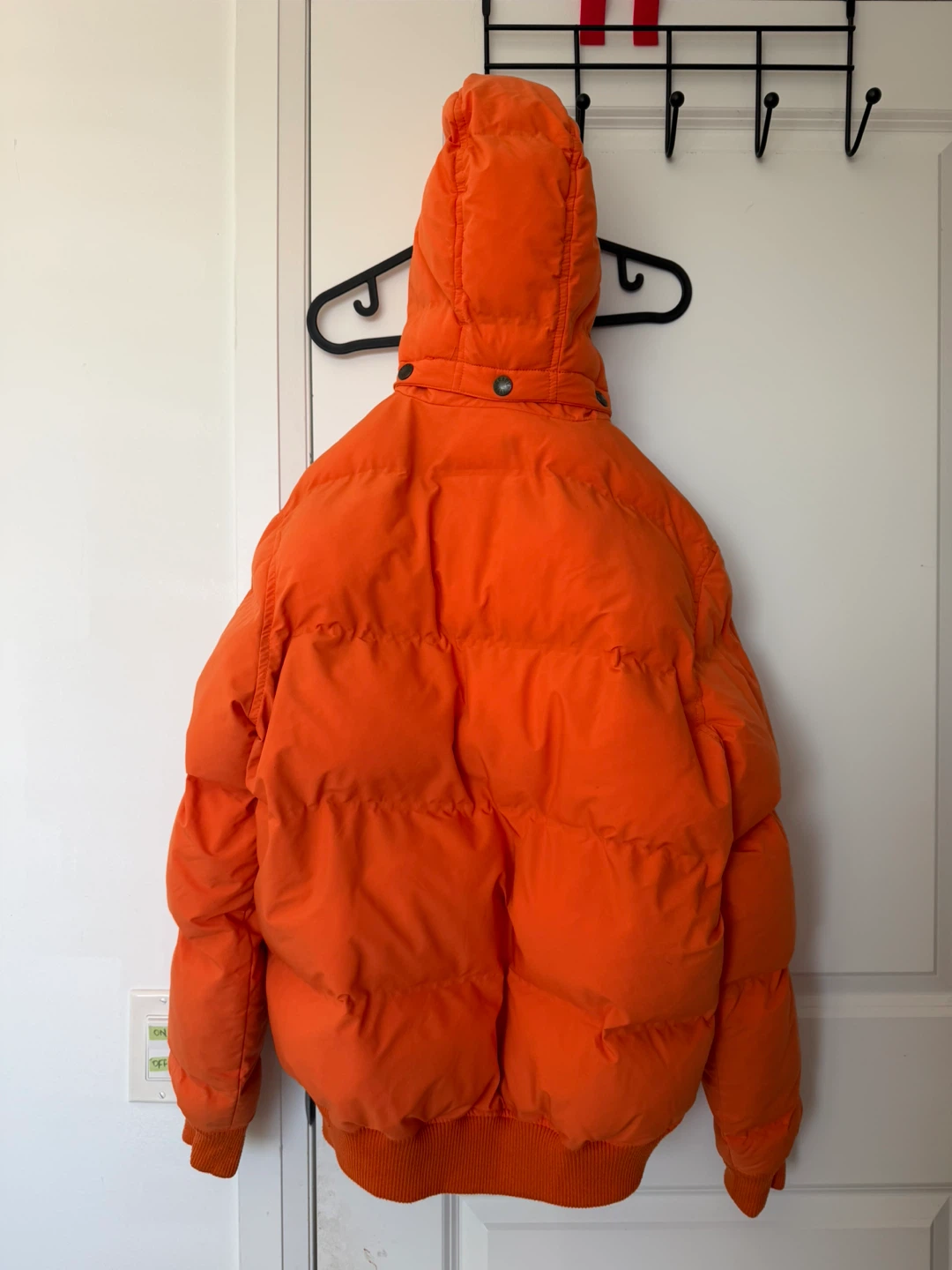 H&M L.O.G.G. Orange Puffer Jacket size s - photo 2