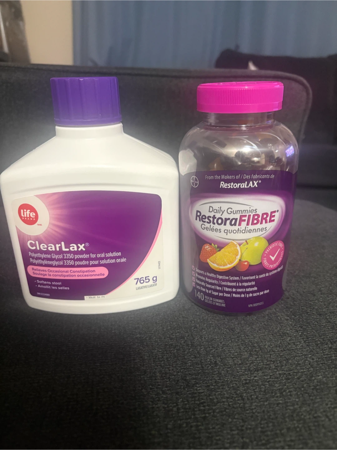 Never opened laxative
