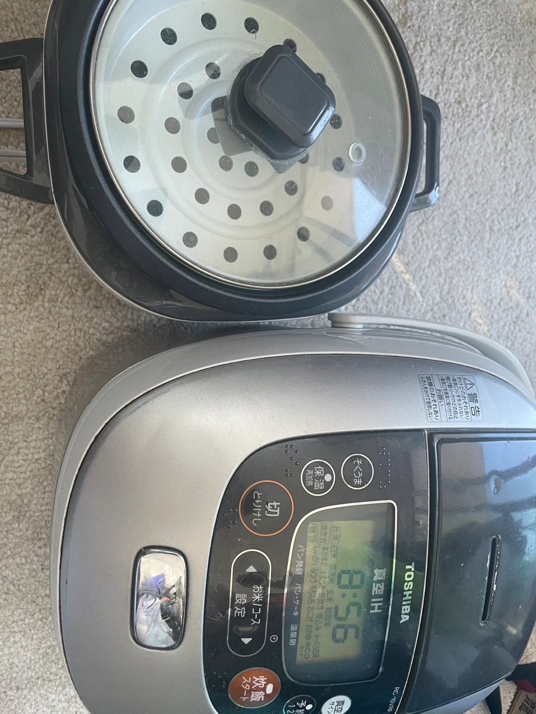 Black+Decker and Toshiba Rice Cookers