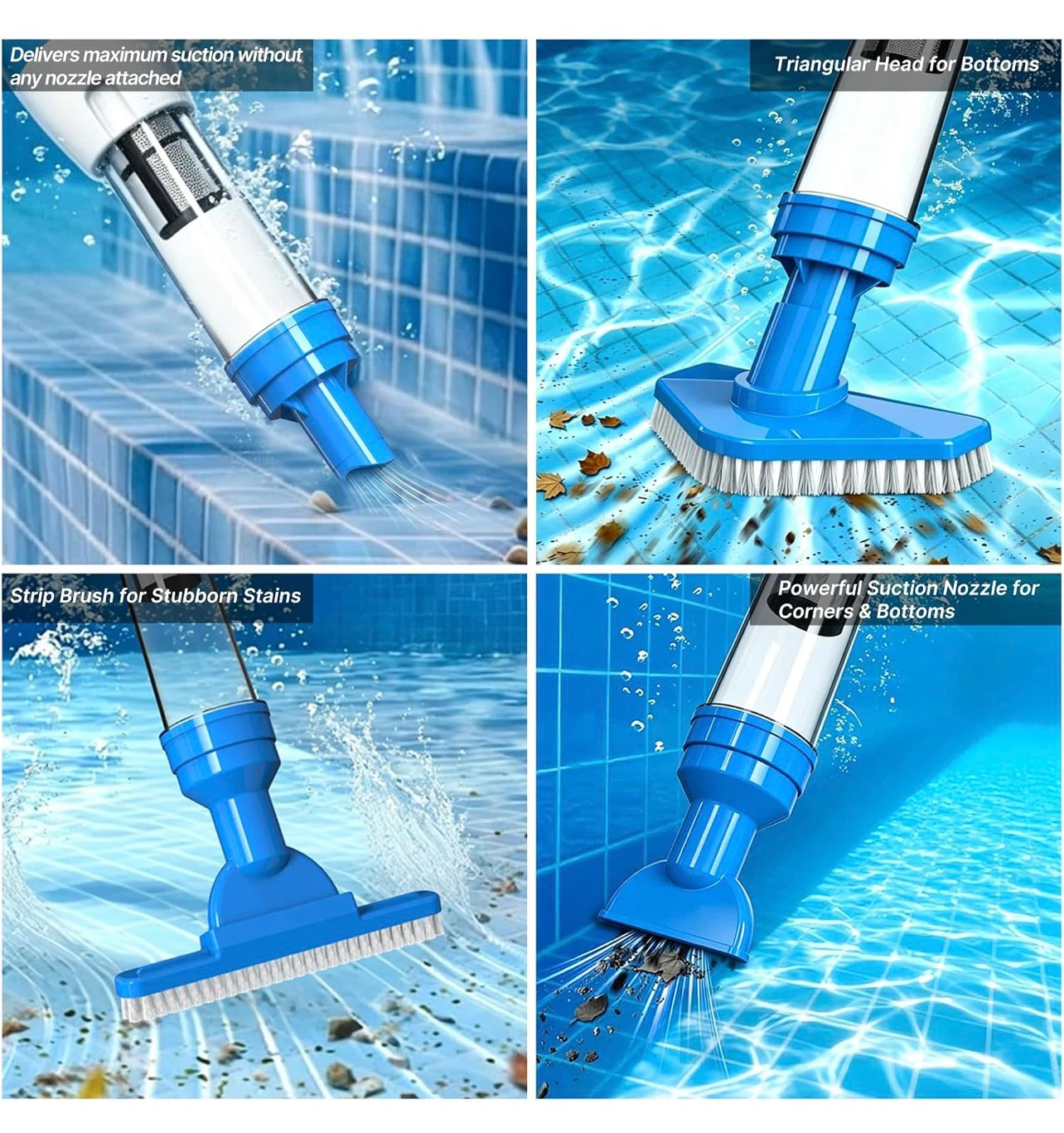 Cordless Handheld Pool Vacuum Cleaner Model 1814 - photo 3