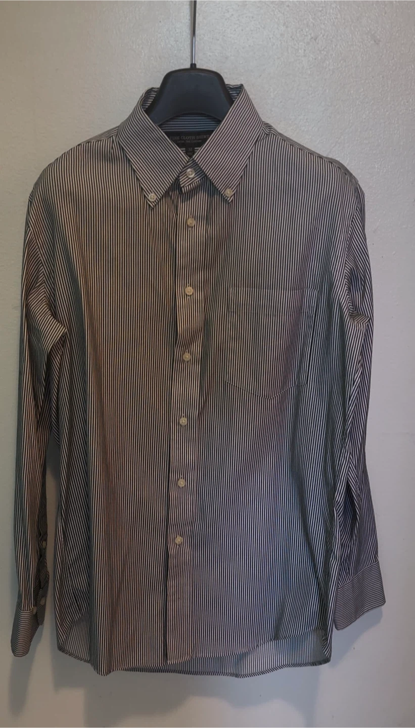 Uniqlo Fine Cotton Striped Shirt – Men’s M – Never Worn –