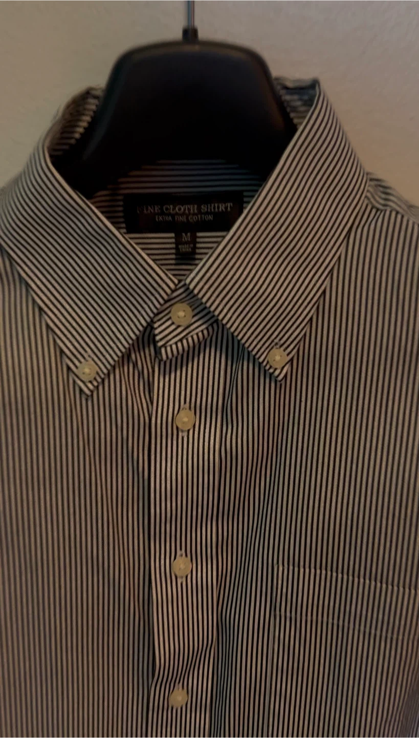 Uniqlo Fine Cotton Striped Shirt – Men’s M – Never Worn – - photo 2
