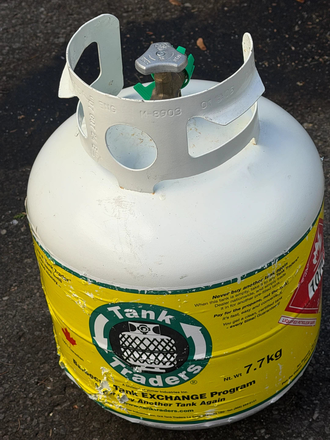 Propane Tank factory filled and sealed