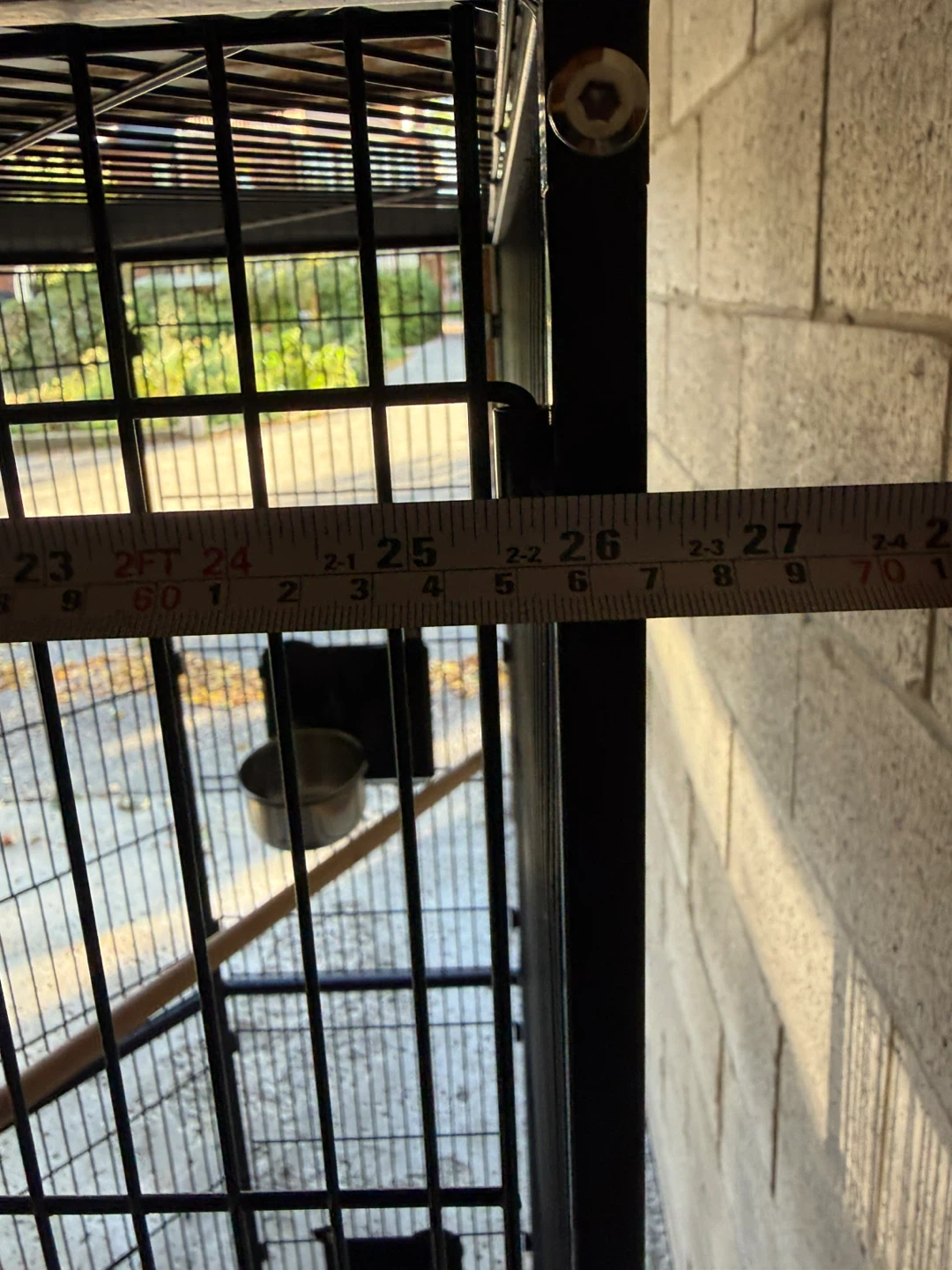Large Black Corner Bird Cage - photo 4