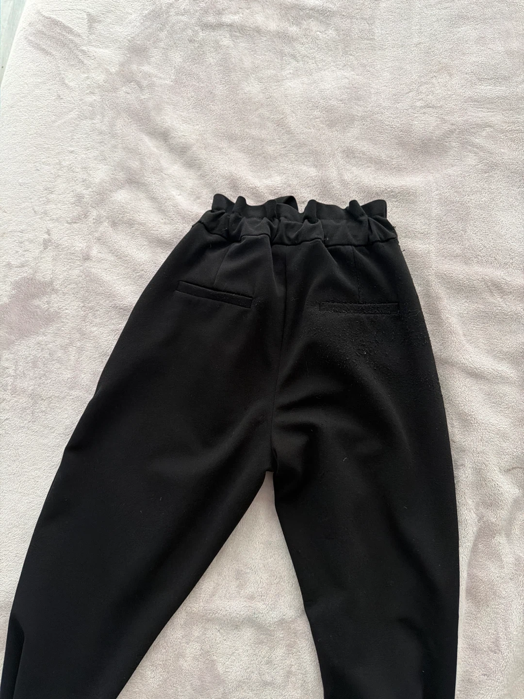 Dynamite Paperbag Waist Trousers - Black - photo 3