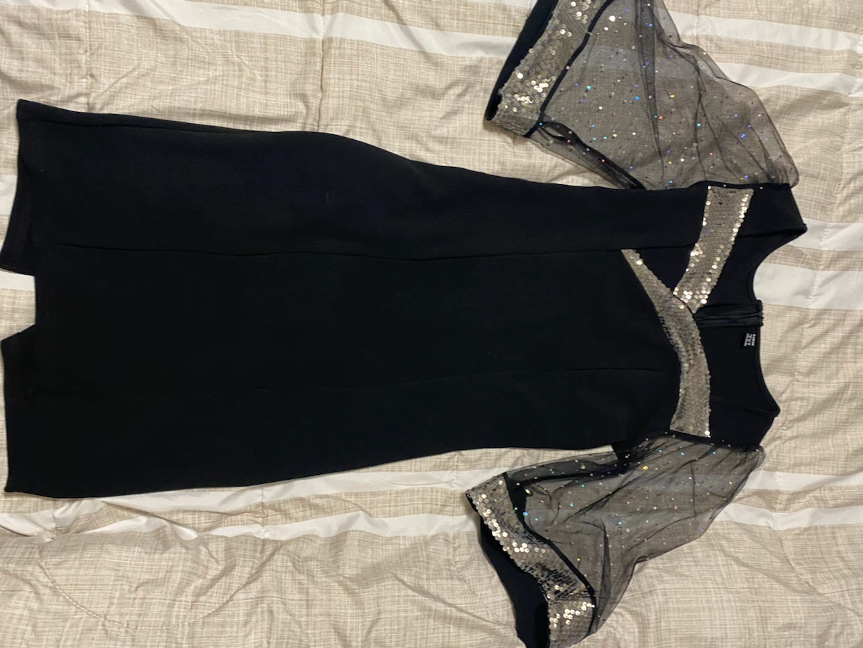 SHEIN black sequin dress - photo 2