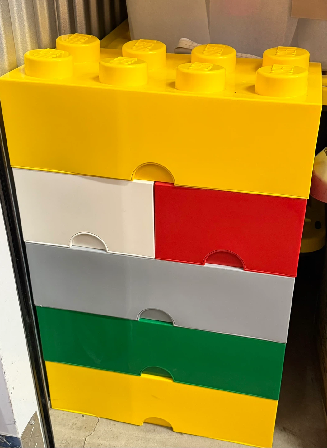 6 LEGO Storage Brick Drawer Unit
