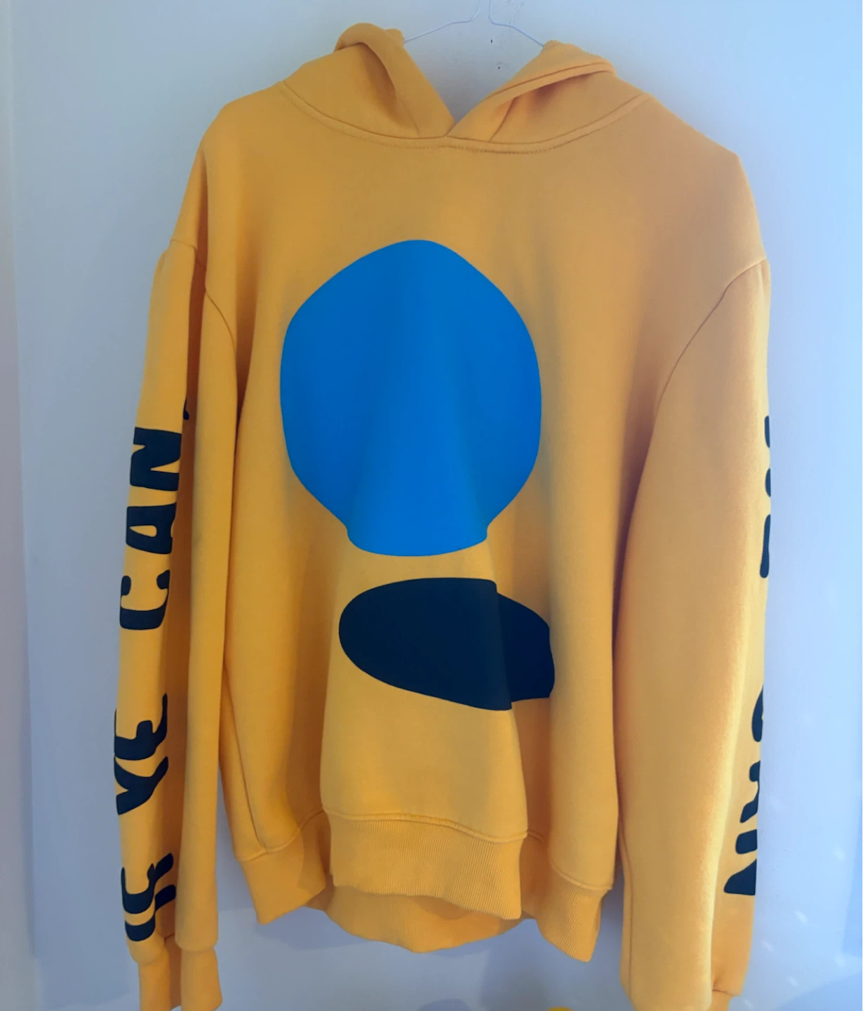 Jesus Is King Hoodie Yellow - Men’s M